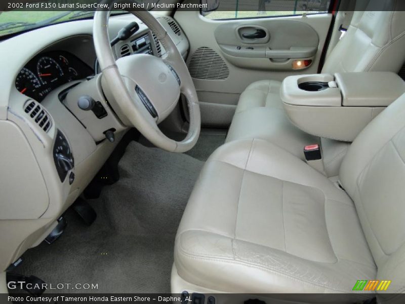  2002 F150 Lariat SuperCrew Medium Parchment Interior