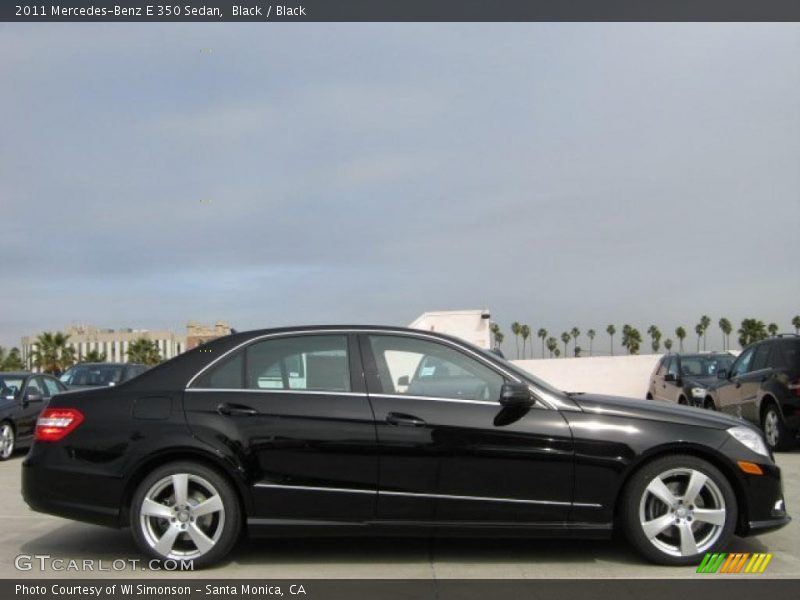 Black / Black 2011 Mercedes-Benz E 350 Sedan