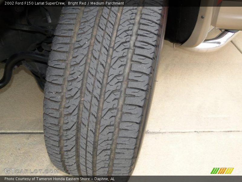 Bright Red / Medium Parchment 2002 Ford F150 Lariat SuperCrew