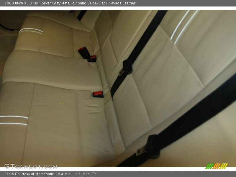 Silver Grey Metallic / Sand Beige/Black Nevada Leather 2008 BMW X3 3.0si