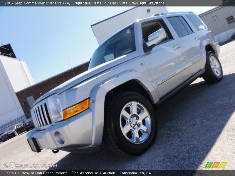 Bright Silver Metallic / Dark Slate Gray/Light Graystone 2007 Jeep Commander Overland 4x4