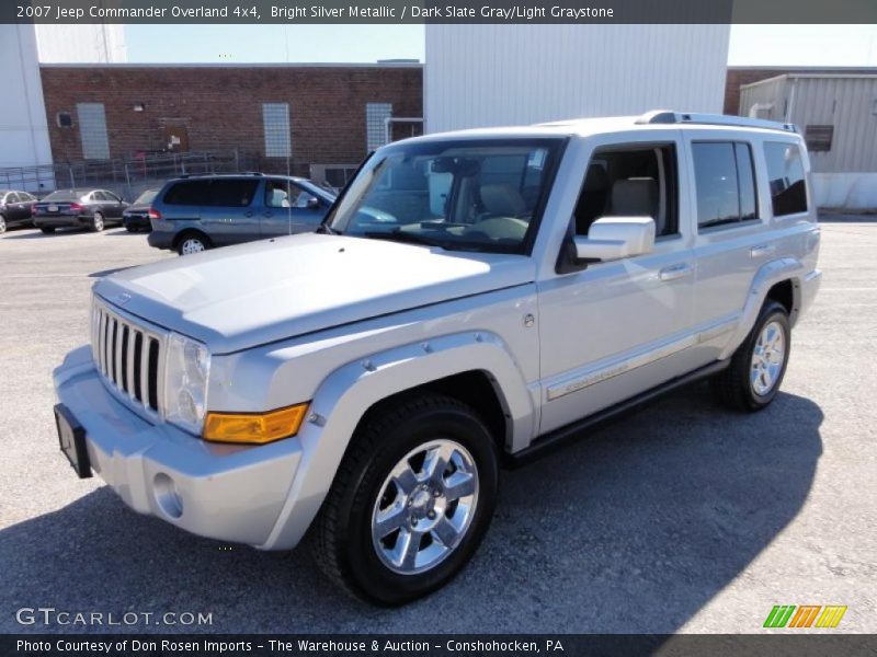 Bright Silver Metallic / Dark Slate Gray/Light Graystone 2007 Jeep Commander Overland 4x4