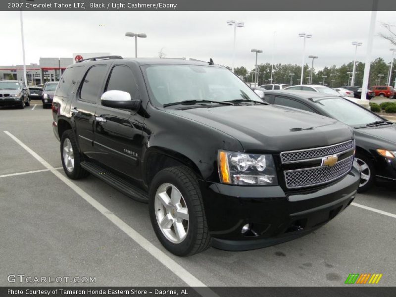 Black / Light Cashmere/Ebony 2007 Chevrolet Tahoe LTZ