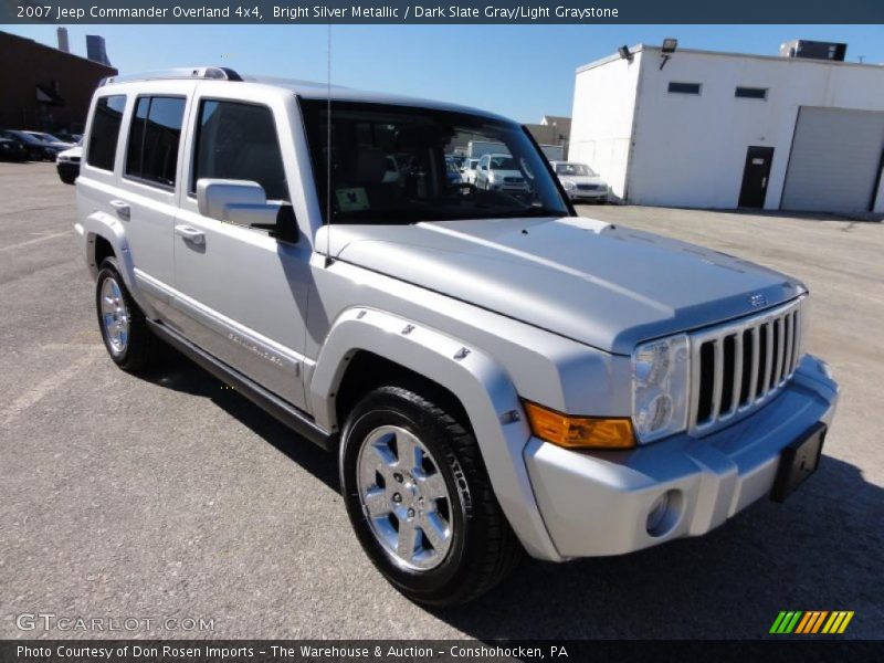 Bright Silver Metallic / Dark Slate Gray/Light Graystone 2007 Jeep Commander Overland 4x4