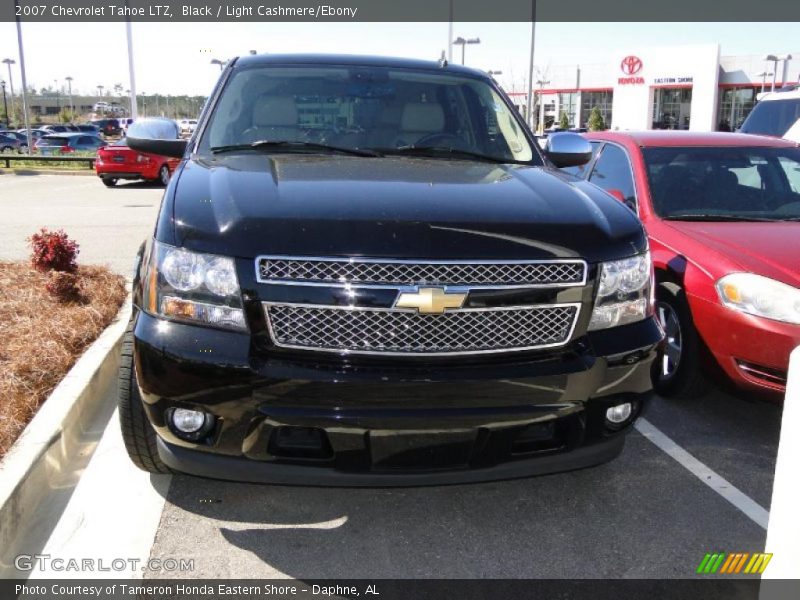 Black / Light Cashmere/Ebony 2007 Chevrolet Tahoe LTZ