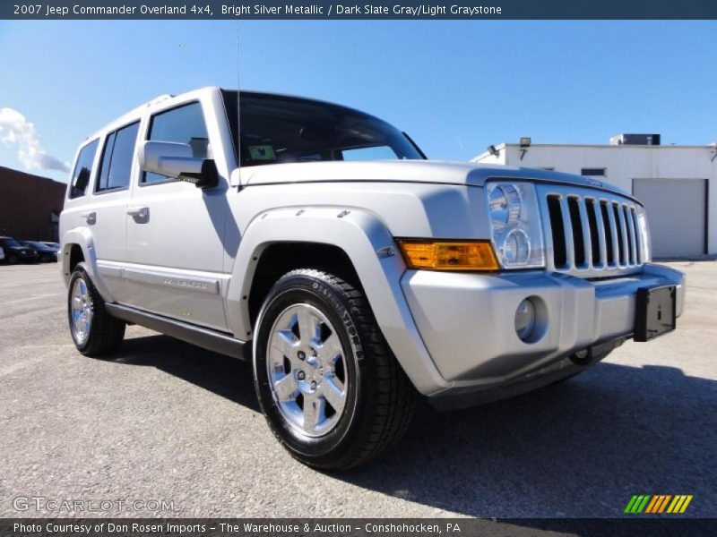 Bright Silver Metallic / Dark Slate Gray/Light Graystone 2007 Jeep Commander Overland 4x4