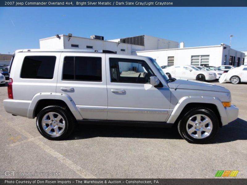 Bright Silver Metallic / Dark Slate Gray/Light Graystone 2007 Jeep Commander Overland 4x4