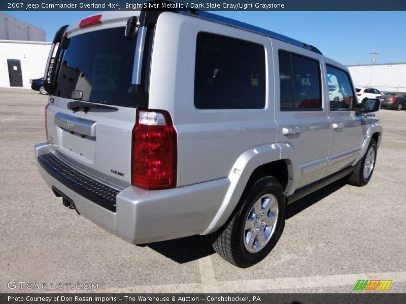 Bright Silver Metallic / Dark Slate Gray/Light Graystone 2007 Jeep Commander Overland 4x4