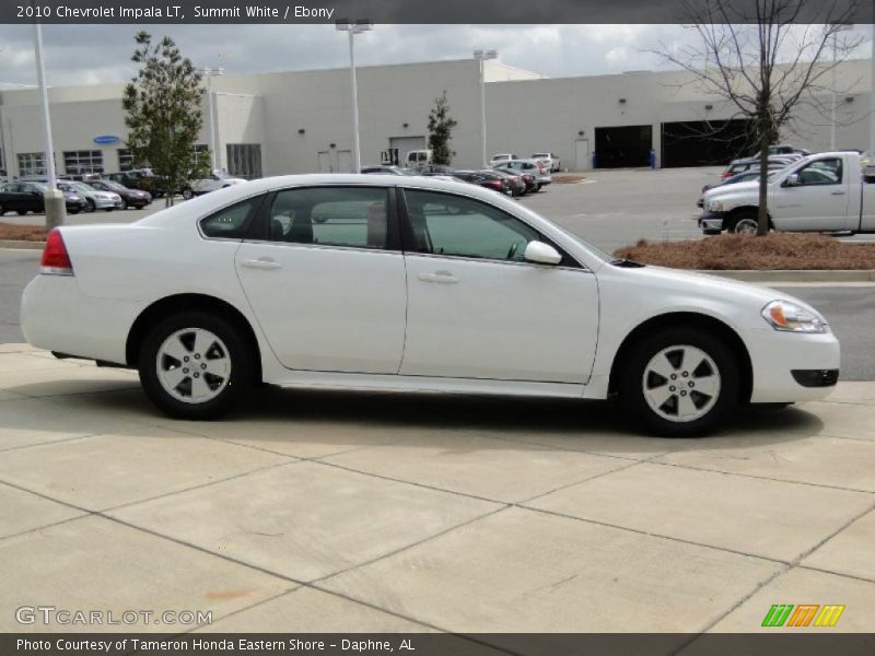 Summit White / Ebony 2010 Chevrolet Impala LT