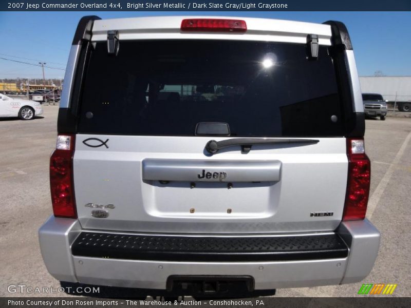 Bright Silver Metallic / Dark Slate Gray/Light Graystone 2007 Jeep Commander Overland 4x4