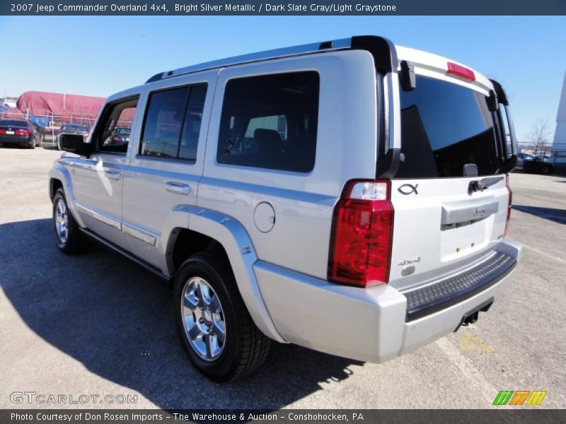 Bright Silver Metallic / Dark Slate Gray/Light Graystone 2007 Jeep Commander Overland 4x4