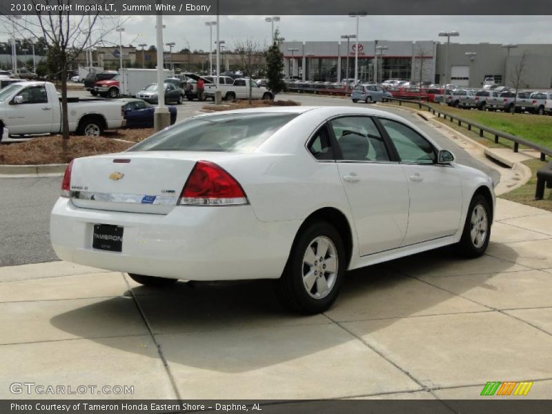 Summit White / Ebony 2010 Chevrolet Impala LT