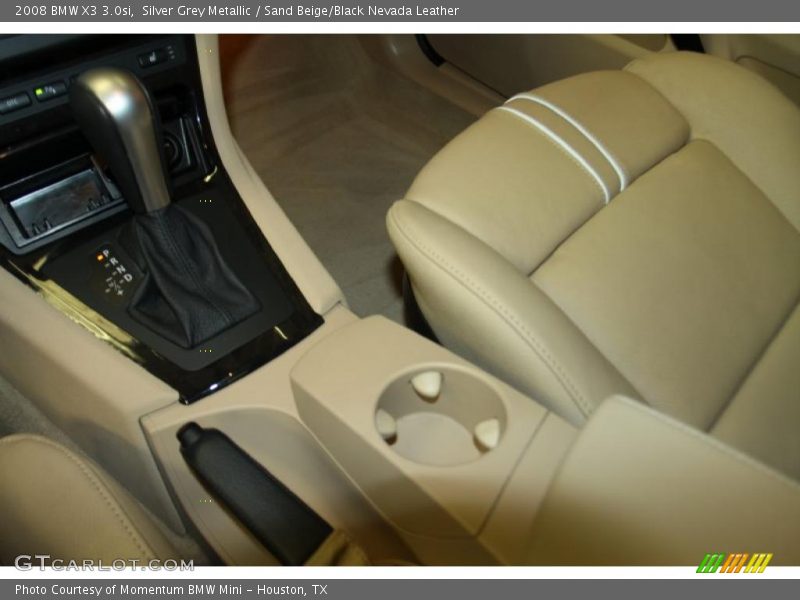 Silver Grey Metallic / Sand Beige/Black Nevada Leather 2008 BMW X3 3.0si