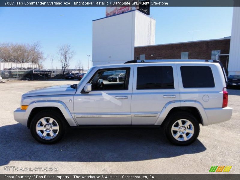 Bright Silver Metallic / Dark Slate Gray/Light Graystone 2007 Jeep Commander Overland 4x4