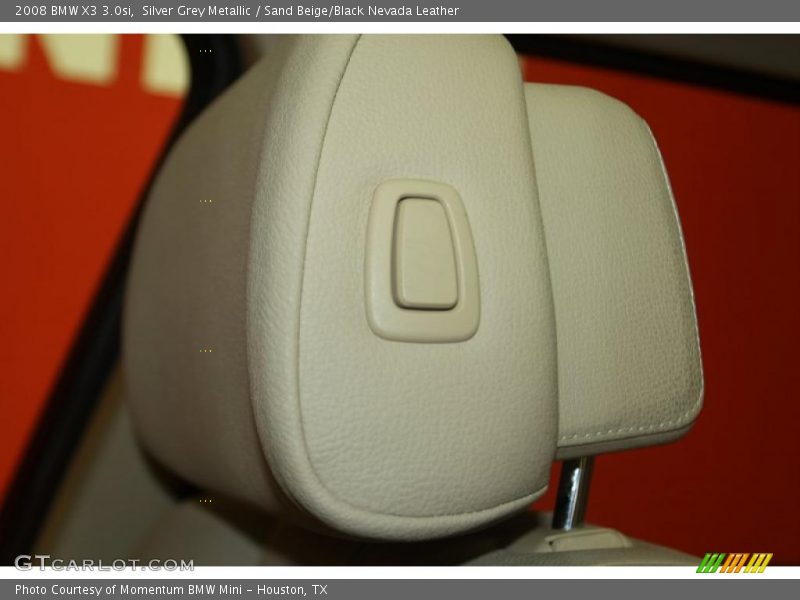 Silver Grey Metallic / Sand Beige/Black Nevada Leather 2008 BMW X3 3.0si