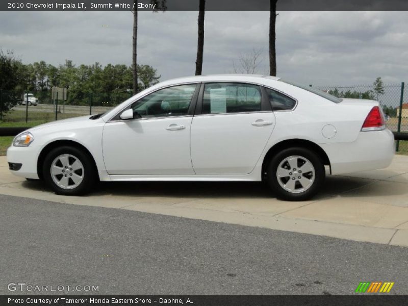 Summit White / Ebony 2010 Chevrolet Impala LT