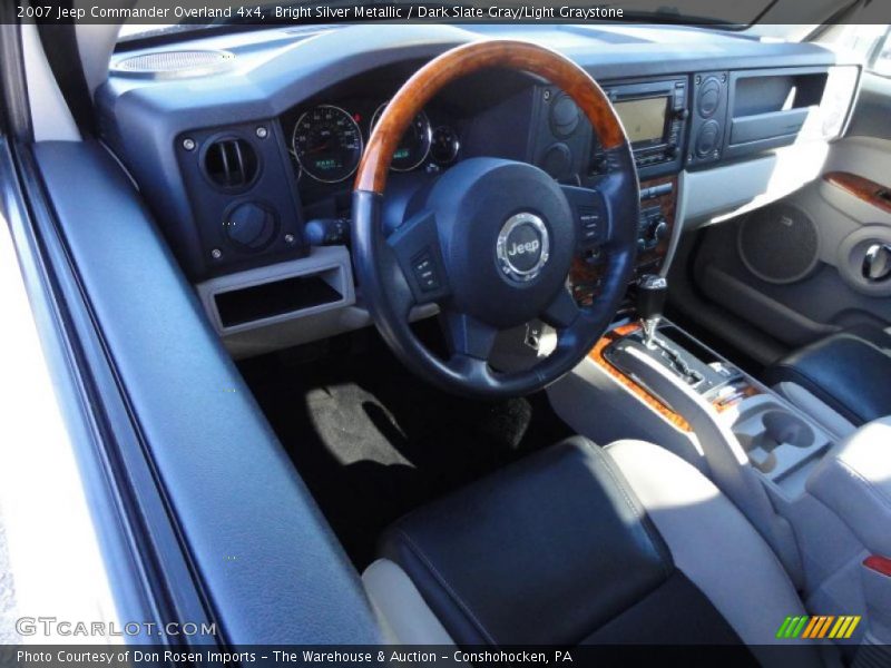 Bright Silver Metallic / Dark Slate Gray/Light Graystone 2007 Jeep Commander Overland 4x4