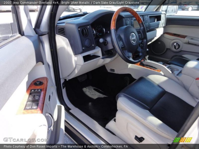  2007 Commander Overland 4x4 Dark Slate Gray/Light Graystone Interior
