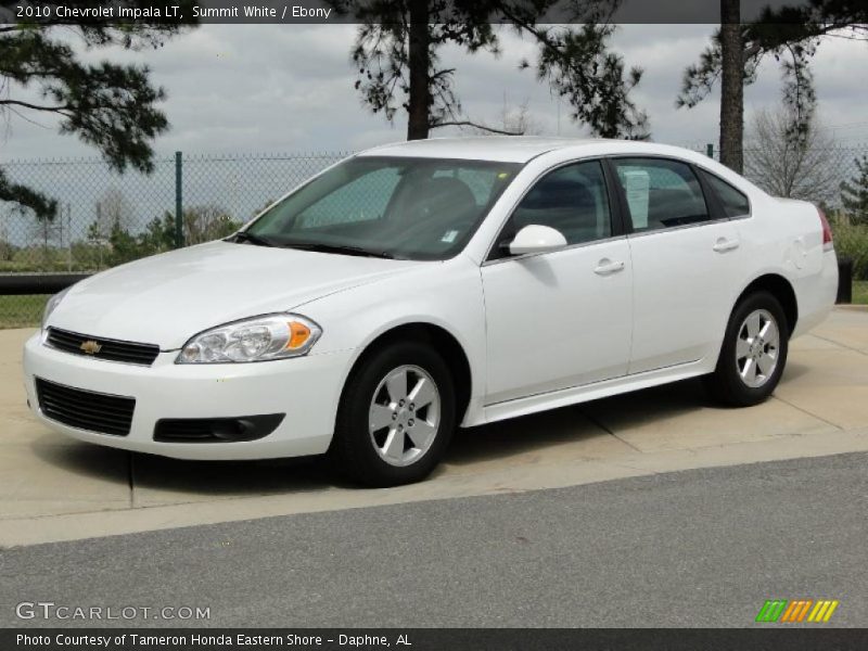 Summit White / Ebony 2010 Chevrolet Impala LT