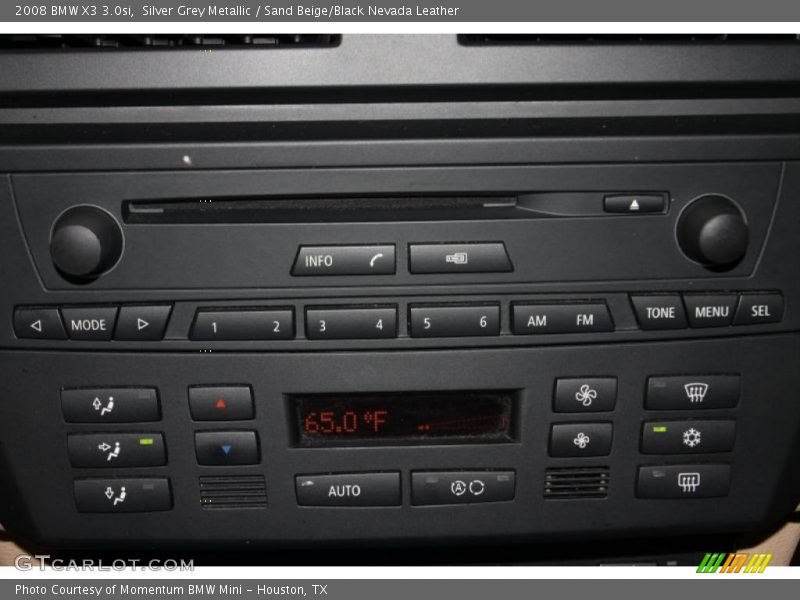 Silver Grey Metallic / Sand Beige/Black Nevada Leather 2008 BMW X3 3.0si