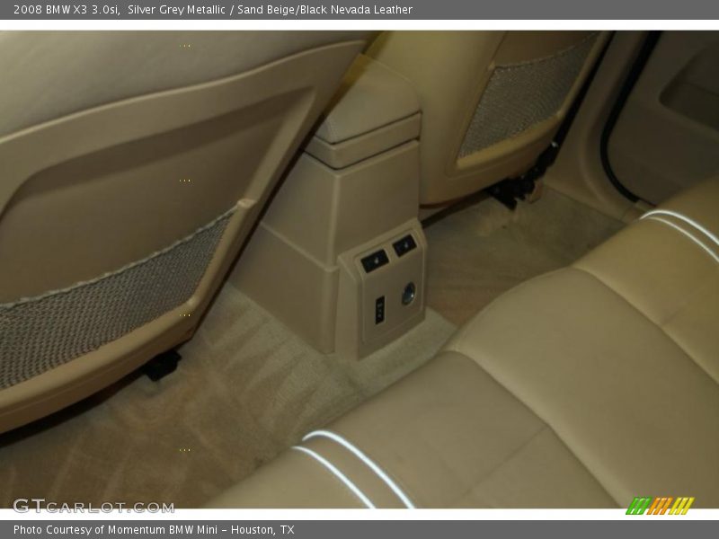 Silver Grey Metallic / Sand Beige/Black Nevada Leather 2008 BMW X3 3.0si