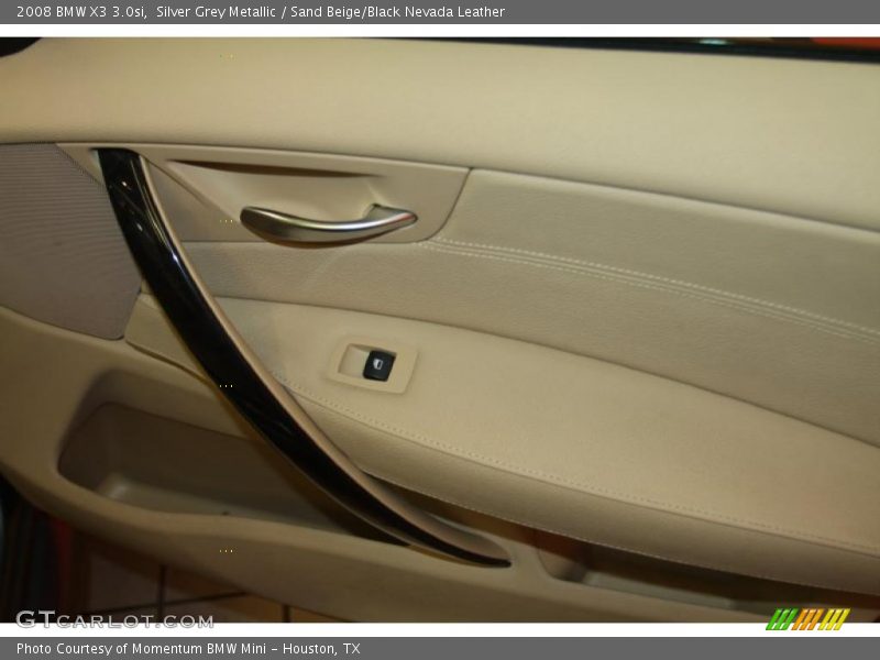Silver Grey Metallic / Sand Beige/Black Nevada Leather 2008 BMW X3 3.0si