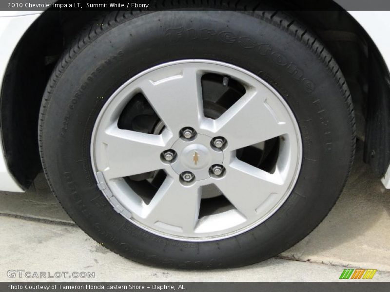 Summit White / Ebony 2010 Chevrolet Impala LT