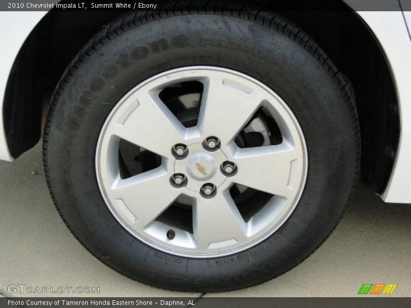 Summit White / Ebony 2010 Chevrolet Impala LT
