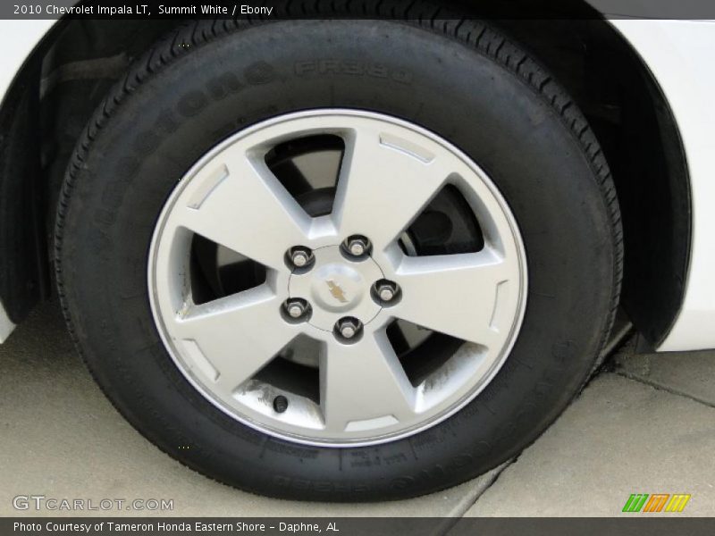 Summit White / Ebony 2010 Chevrolet Impala LT