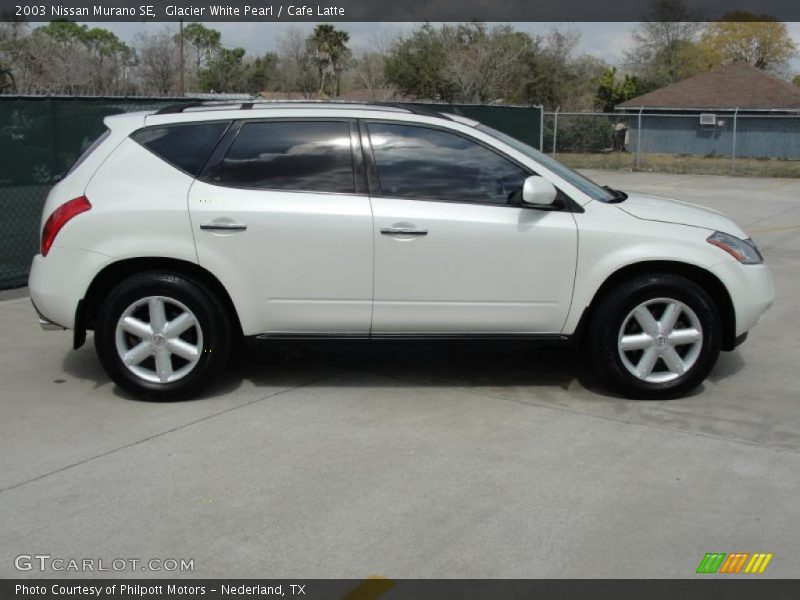 Glacier White Pearl / Cafe Latte 2003 Nissan Murano SE