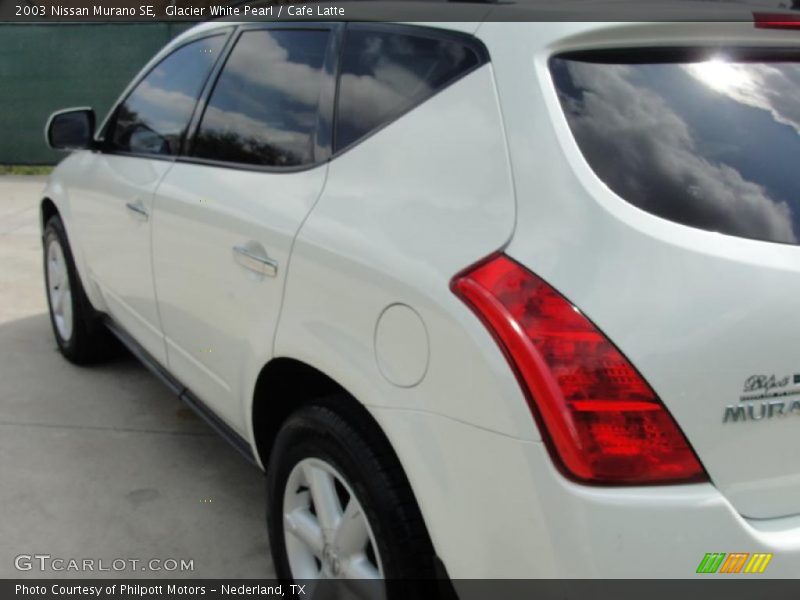 Glacier White Pearl / Cafe Latte 2003 Nissan Murano SE