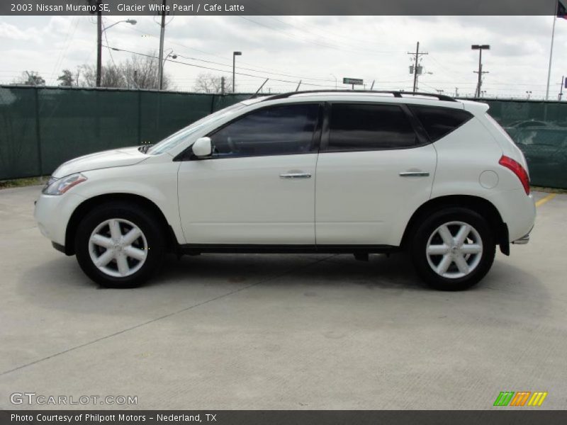 Glacier White Pearl / Cafe Latte 2003 Nissan Murano SE