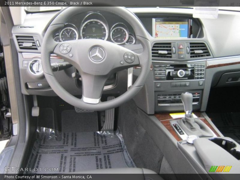 Black / Black 2011 Mercedes-Benz E 350 Coupe