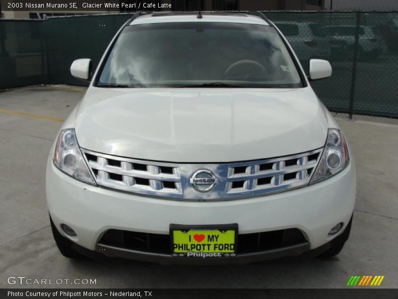 Glacier White Pearl / Cafe Latte 2003 Nissan Murano SE