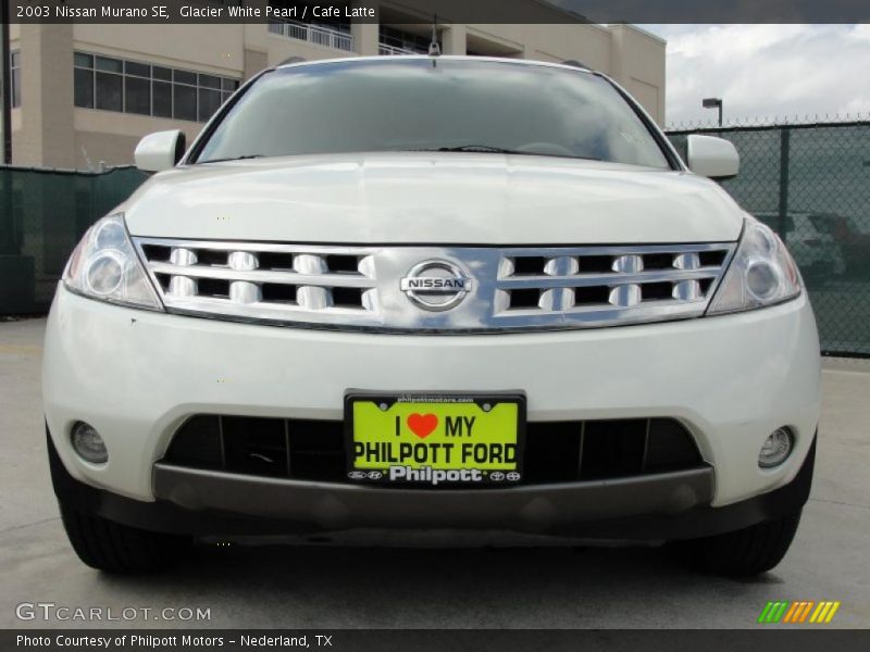 Glacier White Pearl / Cafe Latte 2003 Nissan Murano SE