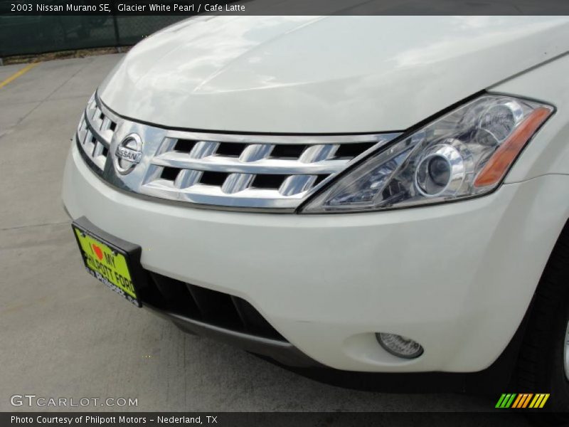 Glacier White Pearl / Cafe Latte 2003 Nissan Murano SE
