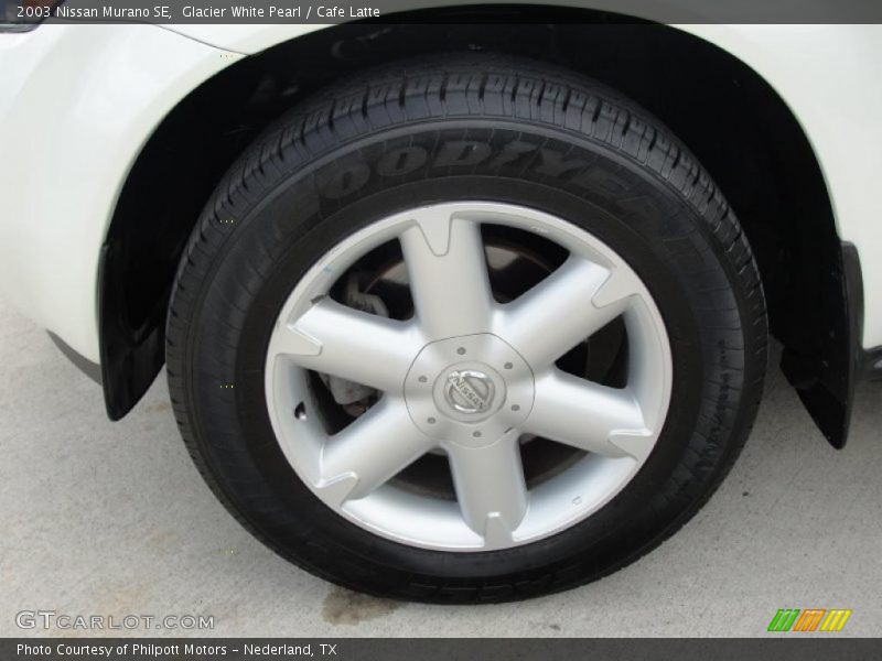 Glacier White Pearl / Cafe Latte 2003 Nissan Murano SE
