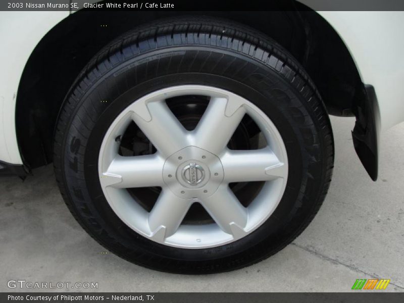 Glacier White Pearl / Cafe Latte 2003 Nissan Murano SE