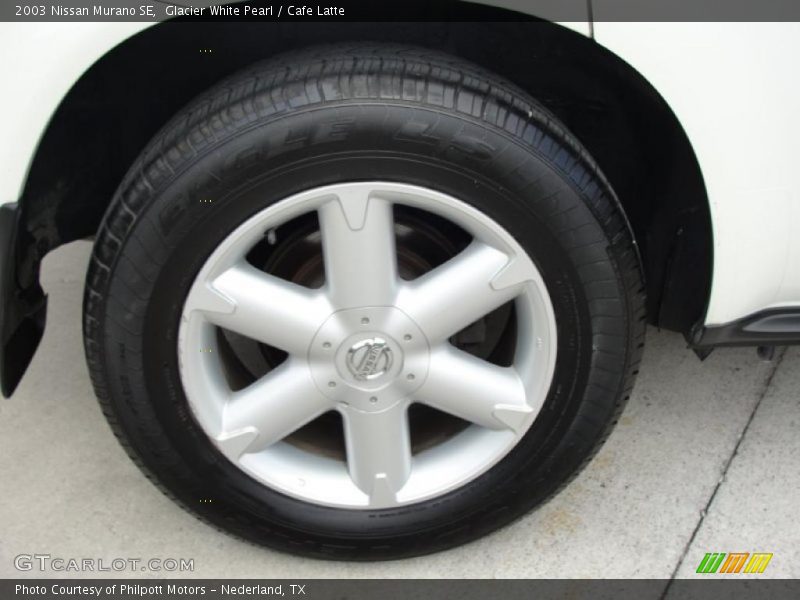 Glacier White Pearl / Cafe Latte 2003 Nissan Murano SE