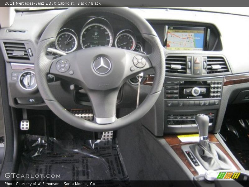 Black / Black 2011 Mercedes-Benz E 350 Cabriolet