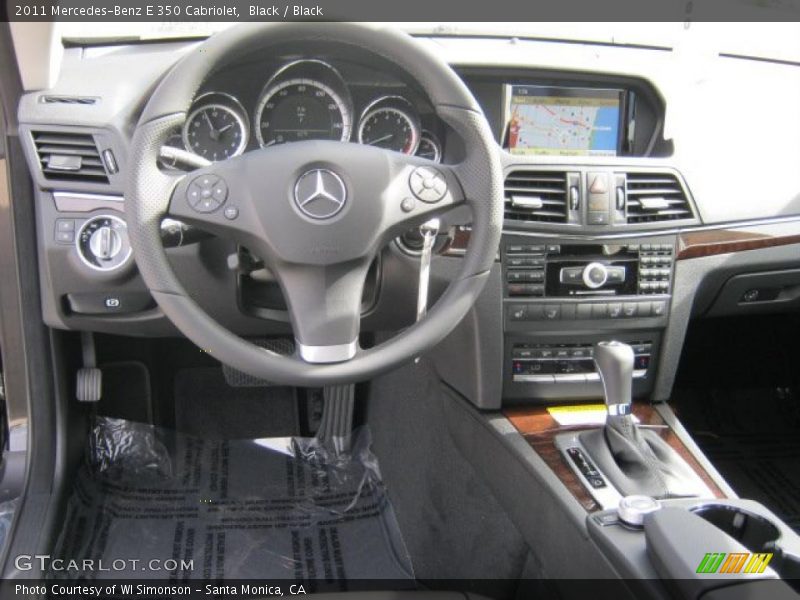 Black / Black 2011 Mercedes-Benz E 350 Cabriolet