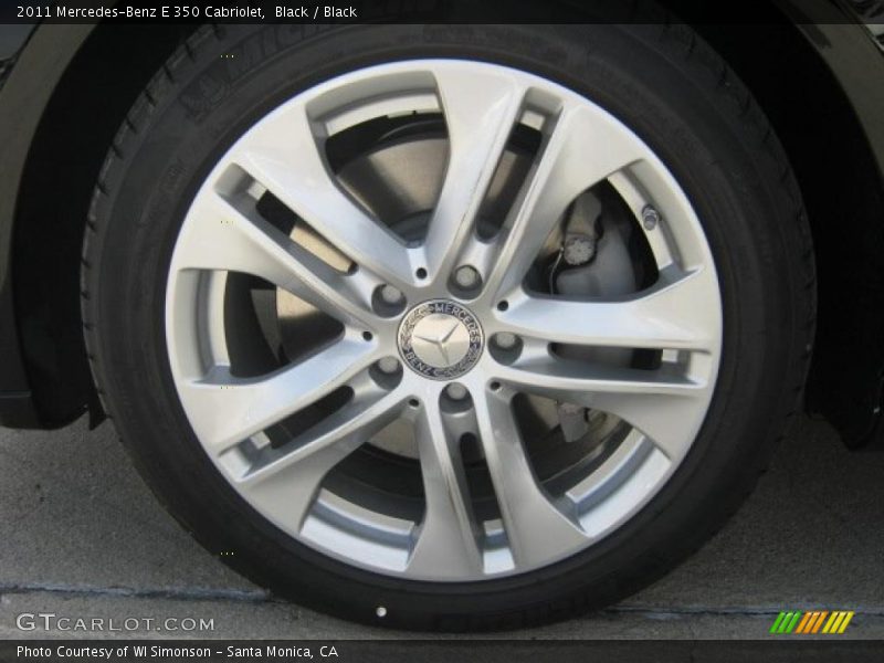 Black / Black 2011 Mercedes-Benz E 350 Cabriolet