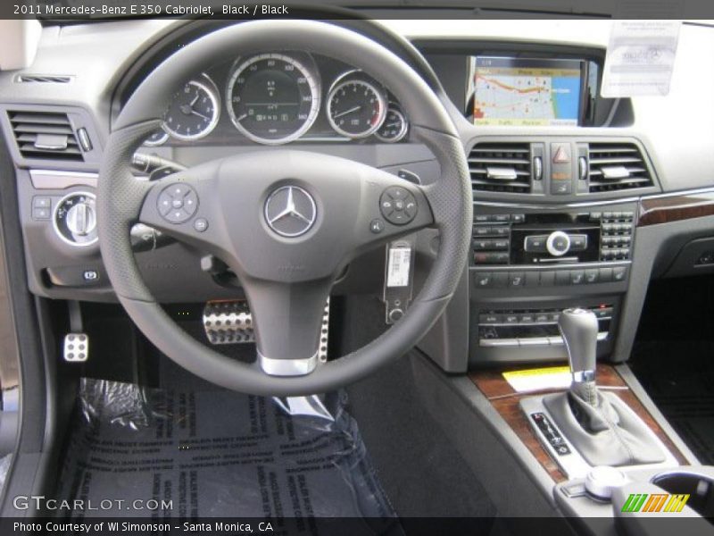 Black / Black 2011 Mercedes-Benz E 350 Cabriolet