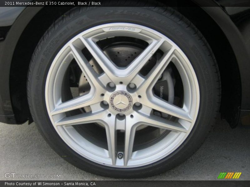 Black / Black 2011 Mercedes-Benz E 350 Cabriolet