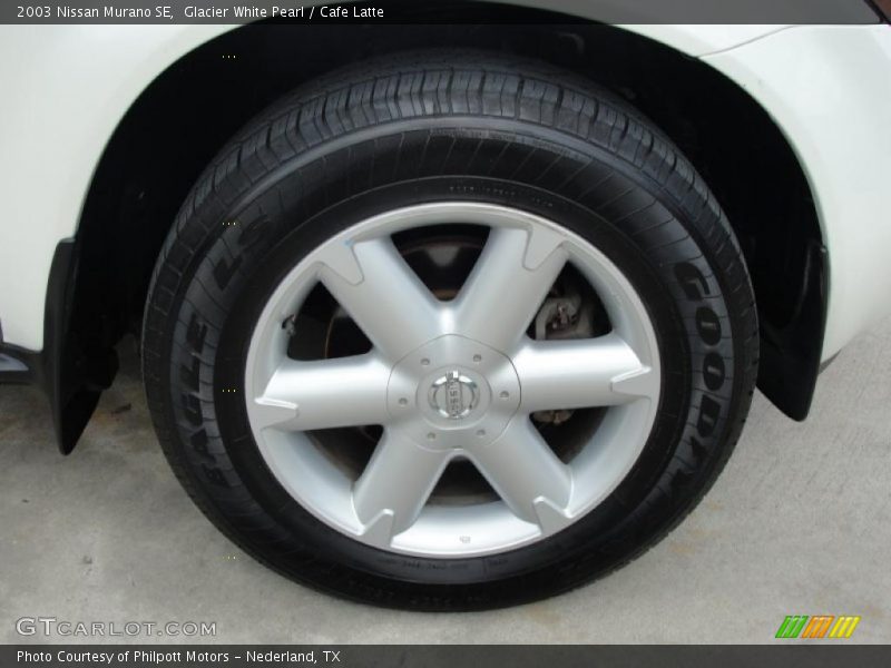 Glacier White Pearl / Cafe Latte 2003 Nissan Murano SE