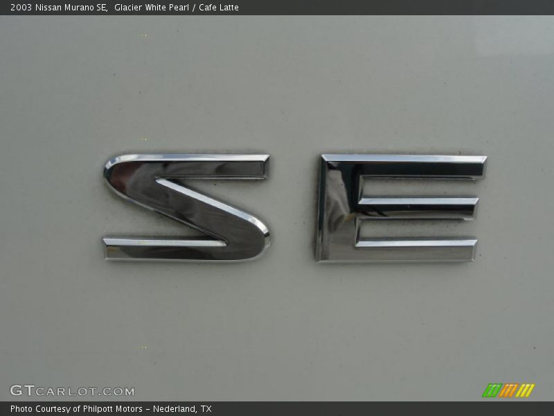 Glacier White Pearl / Cafe Latte 2003 Nissan Murano SE