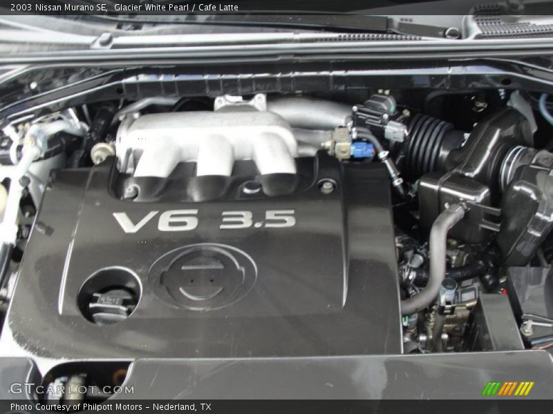Glacier White Pearl / Cafe Latte 2003 Nissan Murano SE
