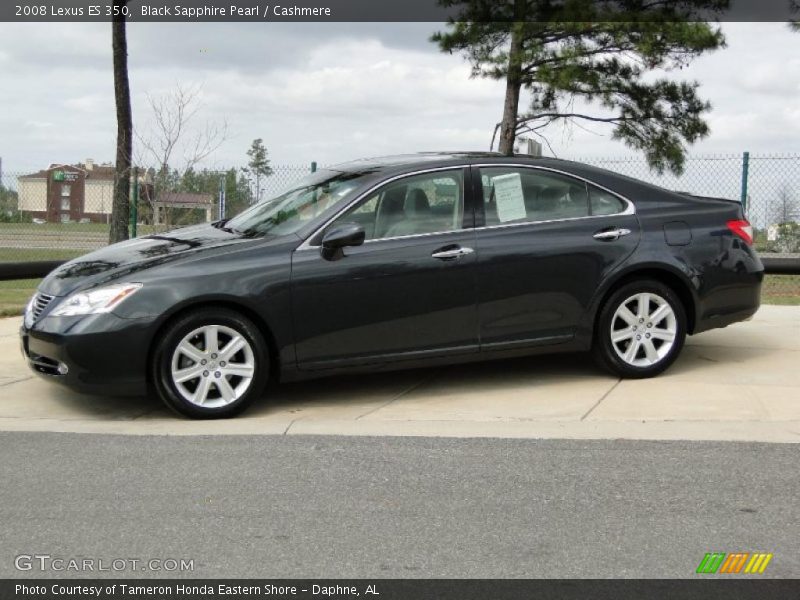 Black Sapphire Pearl / Cashmere 2008 Lexus ES 350