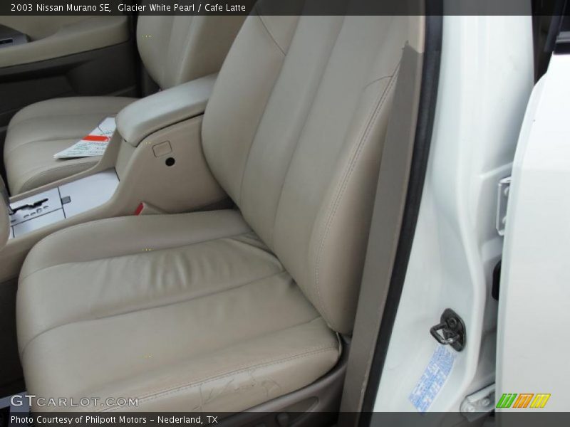 Glacier White Pearl / Cafe Latte 2003 Nissan Murano SE