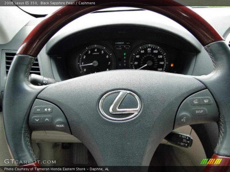 Black Sapphire Pearl / Cashmere 2008 Lexus ES 350